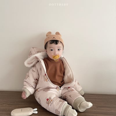 Oottbebe61｜(0m-12m) 雪人防寒連身裝18