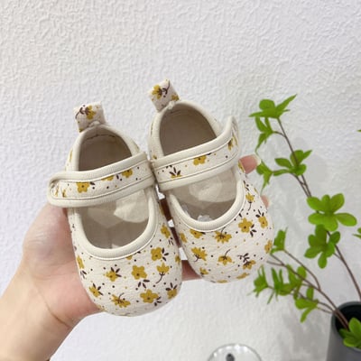 碎花棉布學步鞋13