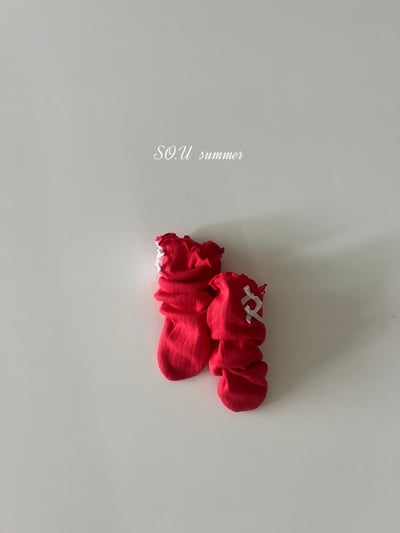 SO.U05｜(6m-4y) 迷你緞帶無根襪6
