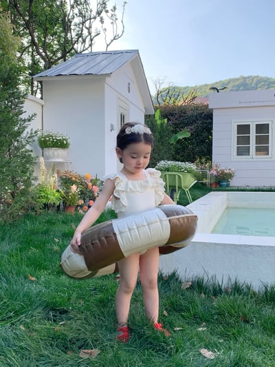 JE29｜(73-130cm) 蕾絲花邊防曬50+泳衣-無袖15