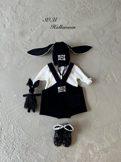 SO.U22｜(12m-M)  口袋蕾絲吊帶褲8