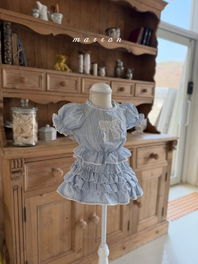 Marron21｜(1y-6y) 愛麗絲蝴蝶襯衫2