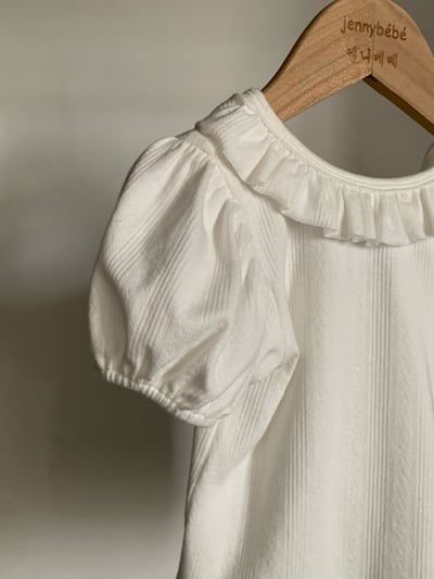 JE48｜(73-120cm) 花邊領露背上衣13