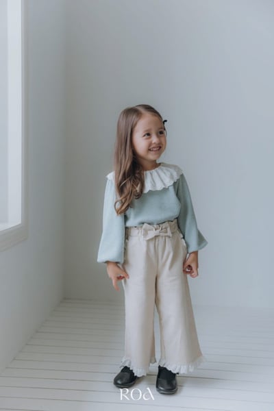 ROA27｜(80cm-120cm) 2色蝴蝶結直筒長褲17