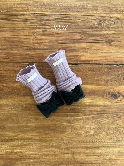 S0.U05｜(Free)  針織堆堆腿套襪9