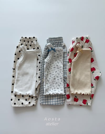 AOSTA40｜(6m-5y) 3款山茶花細肩小可愛5