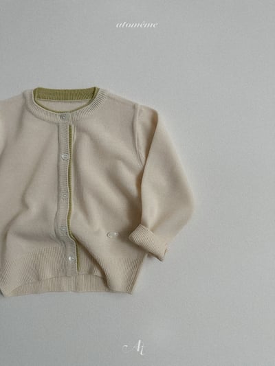 Atomeme22｜(70-110) 撞色針織開襟外套8