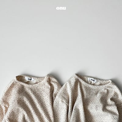 onu 46｜(70cm-115cm) 碎花圓弧上衣2