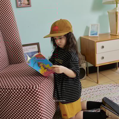 BEAN22｜(65-120cm) 條紋字母上衣11