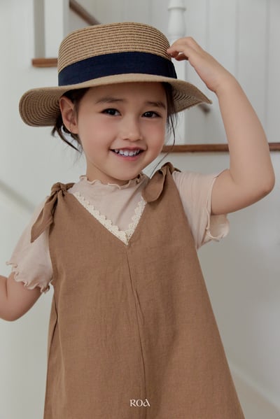 ROA27｜(6m-18m) 3色捲邊素面上衣15