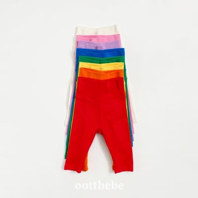 Oottbebe30｜(0m-12m) 糖果色居家包屁衣褲子套裝4