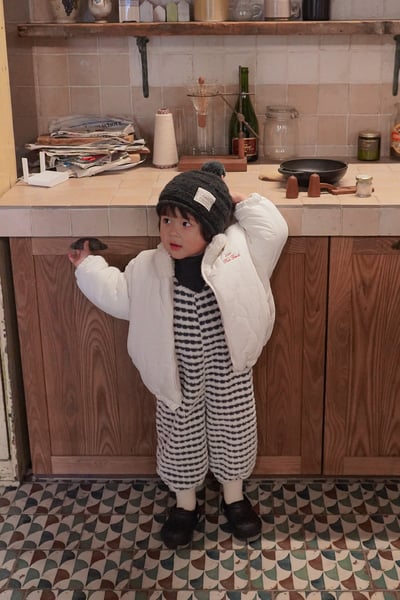 onu 14｜(70cm-115cm) 絨毛條紋連身褲14