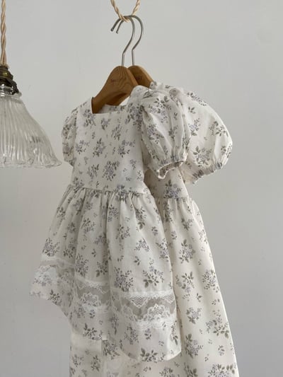Anne Shirley15｜(1y-5y) 2色碎花方領洋裝9