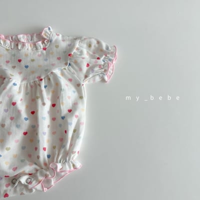 my_bebe12｜(58-72cm) 荷葉滾邊包屁衣8