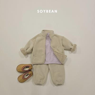 Soybean39｜(75cm-118cm) 刷毛拉鍊外套套裝12