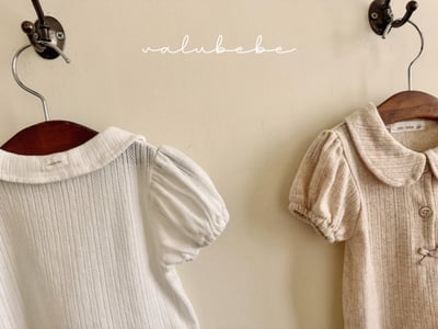 Valubebe 63｜(65-90cm) 翻領泡泡袖上衣4