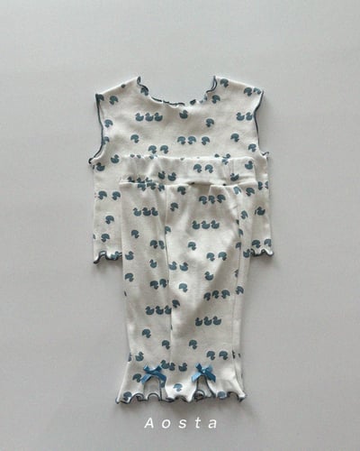 AOSTA47｜(6m-5y) 4款羅紋木耳邊無袖上衣13