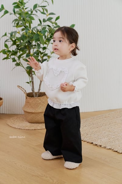 bebe nine27 (65cm-115cm) 3色愛心摺邊上衣6