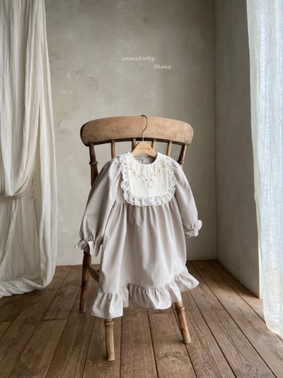 Anne Shirley05｜(1y-5y) 1色刺繡方領洋裝8