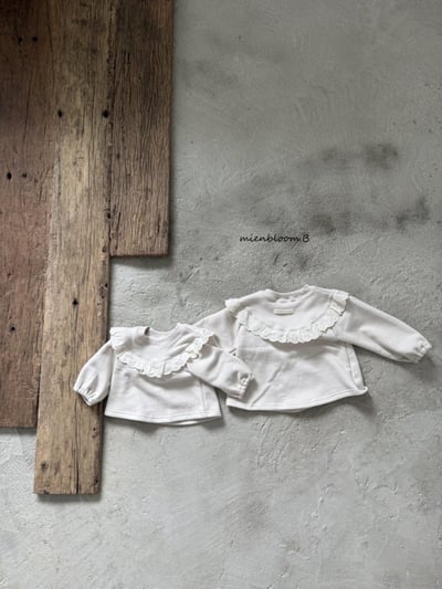 Bloom.b22｜(0m-24m/85cm-125cm) 蕾淤花邊圓領上衣9
