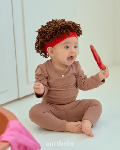 Oottbebe36｜(1y-7y) 	休閒素色1+1居家服套裝(兩件組合)14