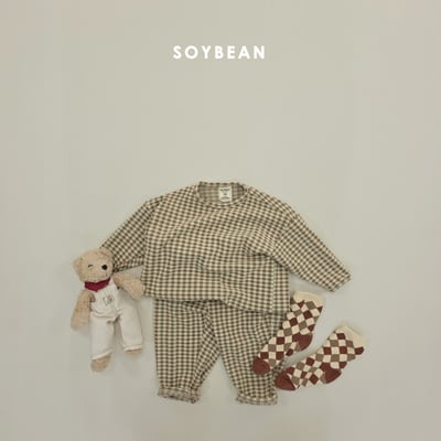 Soybean02｜(75cm-118cm) 格紋家居套裝17