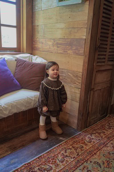 onu 19｜(70cm-115cm) 燈芯絨碎花蕾絲襯衫18