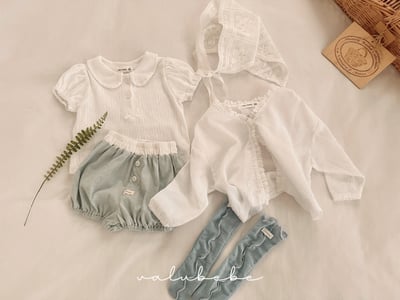 Valubebe 36｜(65-90cm) 壓花蕾絲外套10