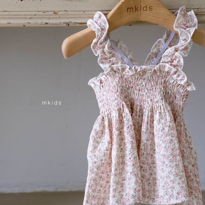 M-KIDS20｜(65-115cm) 荷葉抓皺滾邊套裝6