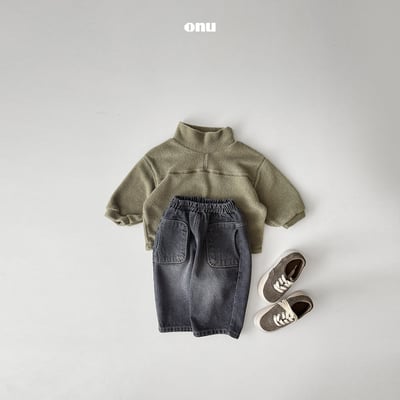 onu 41｜(70cm-115cm) 抓絨中領上衣11