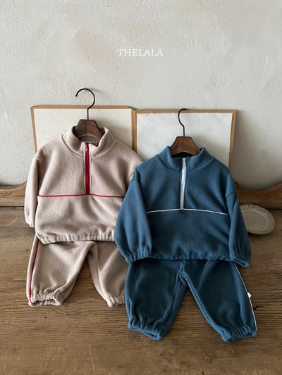 thelala47｜ (1y-6y) 半開襟絨毛上衣5