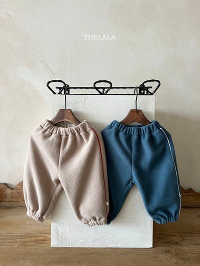thelala48｜ (1y-6y) 線條絨毛束口褲8