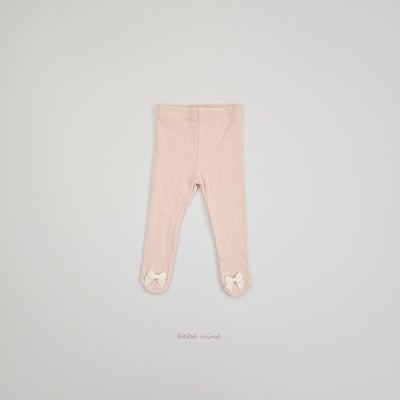 bebe nine21 (65cm-75cm) 3色蝴蝶結緞帶褲襪15