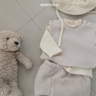 Bebe holic41｜(3m-18m) 微笑中領素面上衣5