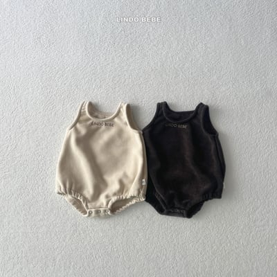 Lindo14｜(3m-18m) 壓紋刷毛背心包屁衣1