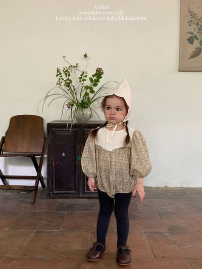 JE555｜(66-90cm) 田園碎花包屁衣6