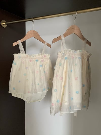 JE25｜(66-120cm) 繽紛吊帶包屁衣/洋裝3