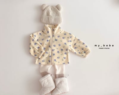my_bebe08｜(-12m-7y) 印花刷毛拉鍊外套18
