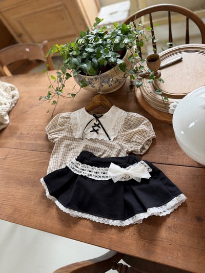 Marron43｜(Free) 絲帶珍珠別針4