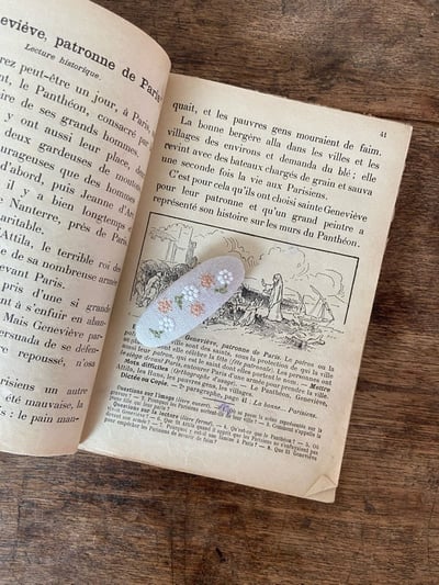 Anne Shirley42｜(free) 6色刺繡手工髮夾9