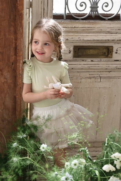 FLO16｜(75-140) 荷葉肩邊上衣16