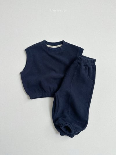 MiniRobe47｜(70-110) 壓紋設計縮口褲13