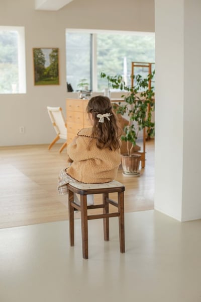 M-KIDS38｜(65-115cm) 2色磨毛格紋直筒褲12