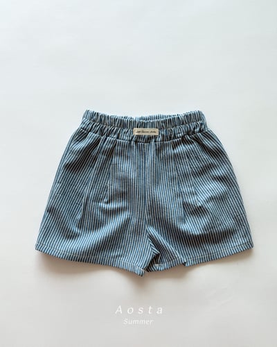 AOSTA26｜(6m-5y) 4款線條小標短褲8