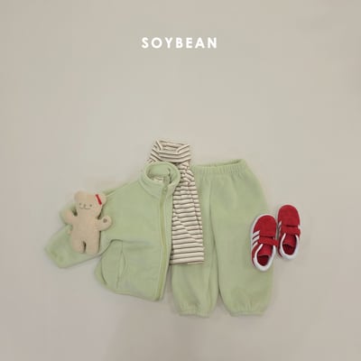 Soybean39｜(75cm-118cm) 刷毛拉鍊外套套裝17