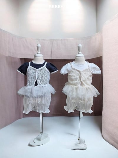 Bebe holic50｜(Free) 蕾絲吊帶裙背心11