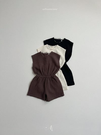 Atomeme23｜(70-110) 抓皺縮腰連身褲6