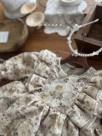 Marron 75｜(free) 珍珠緞帶髮箍3