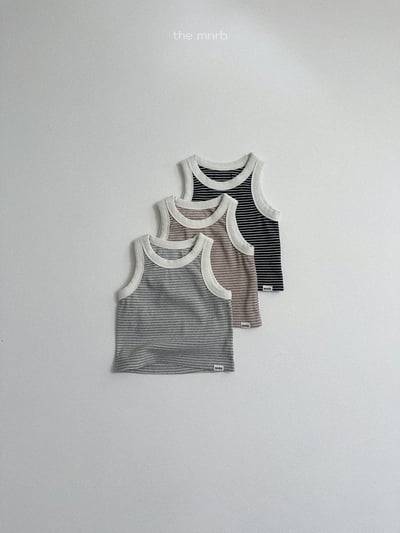 MiniRobe26｜(70-110) 撞色條紋背心11