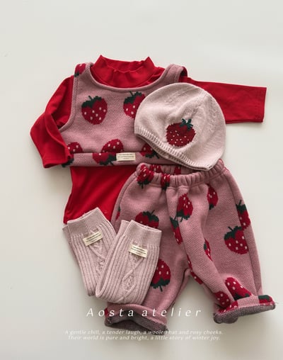 AOSTA03｜(6m-5y) 印花針織短版背心14